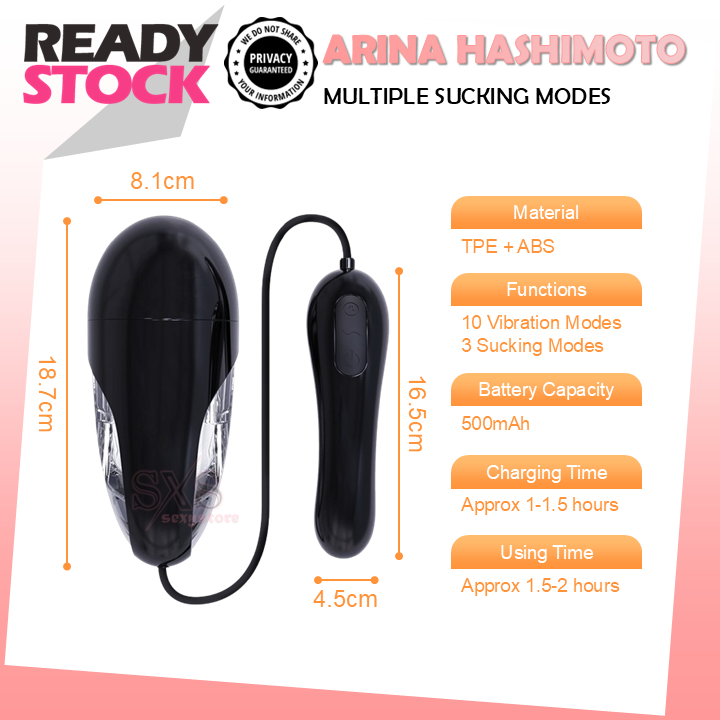 MIZZZEE AV Star Idol ARINA HASHIMOTO 桥本有菜 Automatic Sucking Male Masturbator