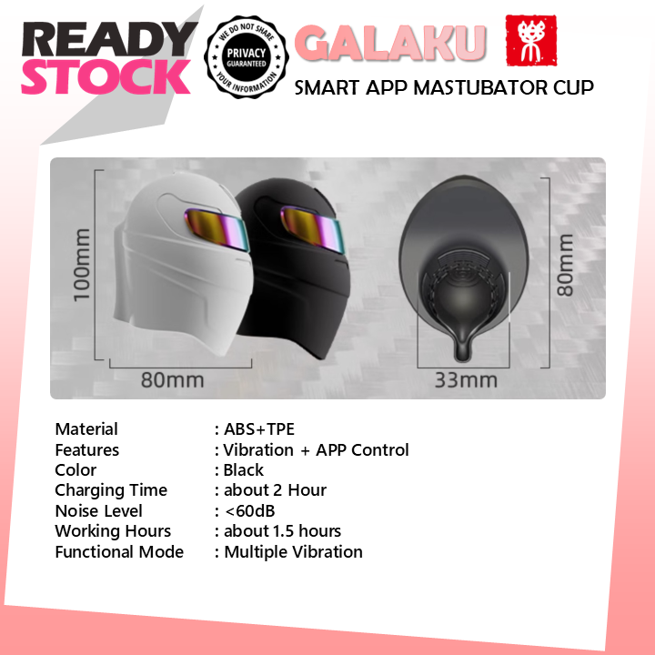 GALAKU Delay Training Masturbator Cup Male Desensitization Stamina Trainer for Glans Sensitivity Control