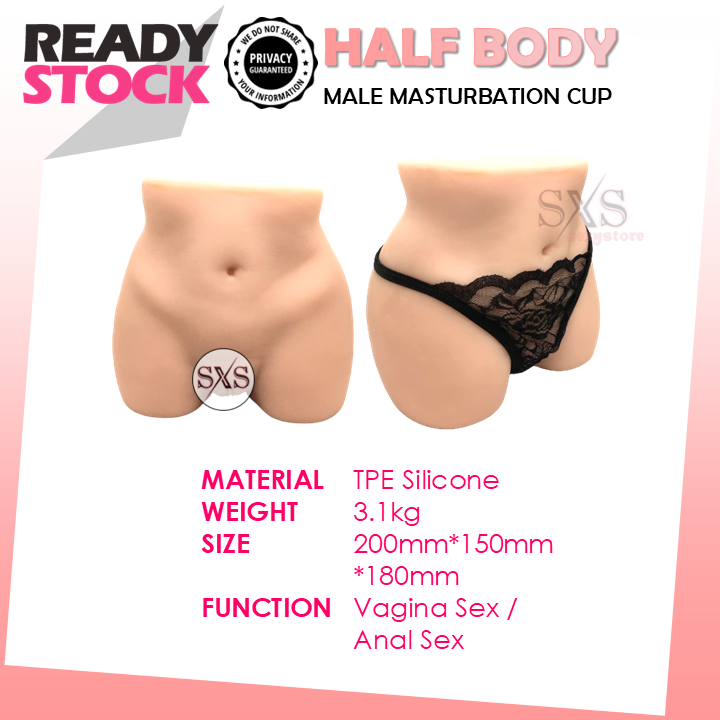 Realistic Half Body Sex Doll 1:1 Super Real Half Body - Vagina Sex & Anal Sex