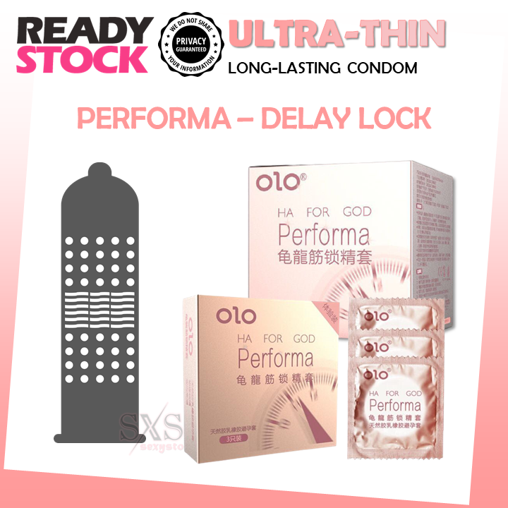 OLO 001 Ultra-Thin Condoms – Time Delay & Spike Particles for Long-Lasting Pleasure