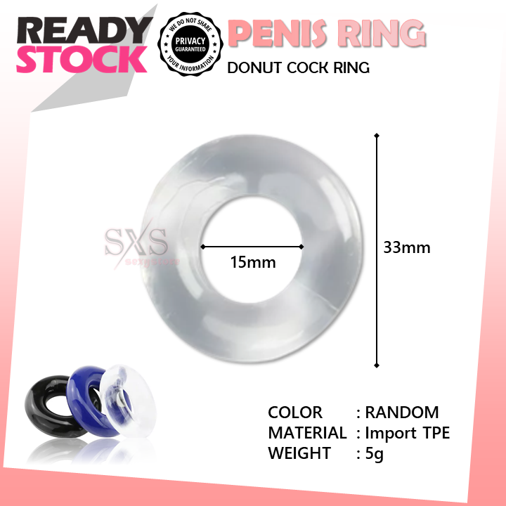 1 PCS Silicone Cock Ring – Long-Lasting & Time Delay for Enhanced Performance
