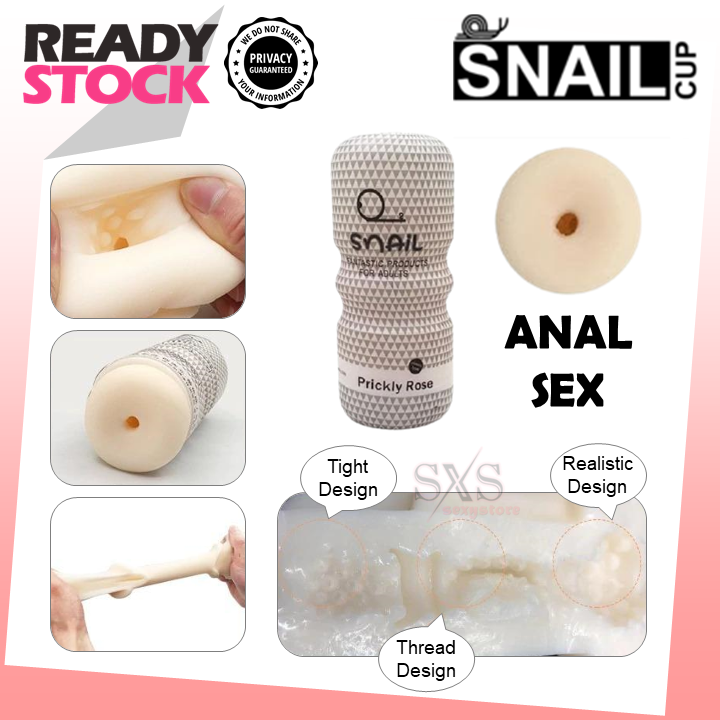 SNAIL CUP Japan AV – Transparent Masturbation Cup for Men