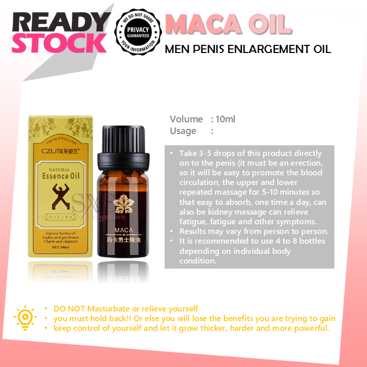 MACA Men Health Care Enlarge Massage oil Penis Growth Extension Oil