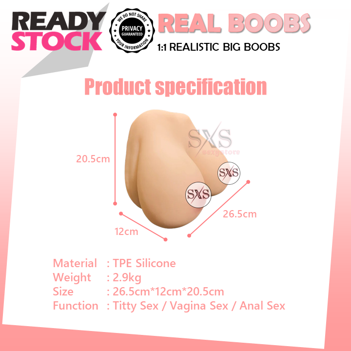 1:1 Realistic Boobs – Ultra Soft Chest Toy That Feels Like Real Breasts