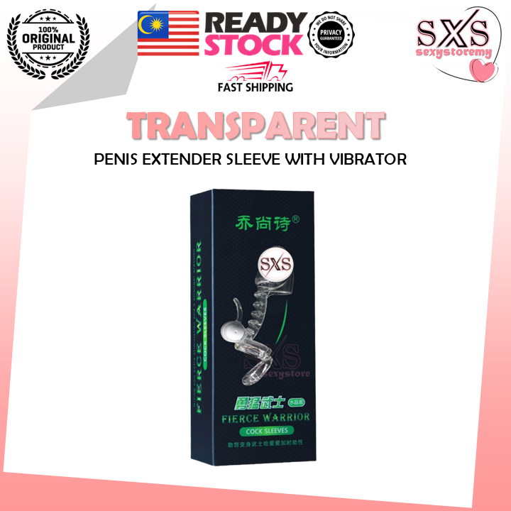 Reusable Penis Sleeve with Vibrator Penis Extension