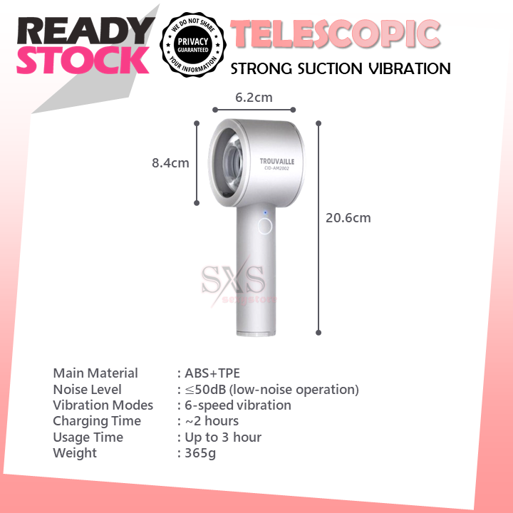 TROUVAILLE Automatic Masturbator – Strong Vibration & USB Rechargeable