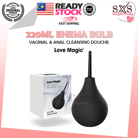 220ml Enema Bulb for Men & Women Vaginal & Anal Cleansing Douche for Intimate Hygiene Personal Hygiene Irrigator
