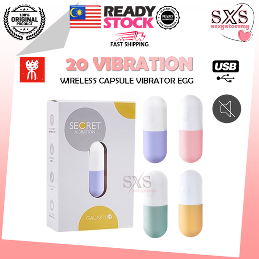 GALAKU WIireless Capsule Egg for Her Vibrator (Heartbeat Version) Vibrating Egg Jumping Egg Vibrator