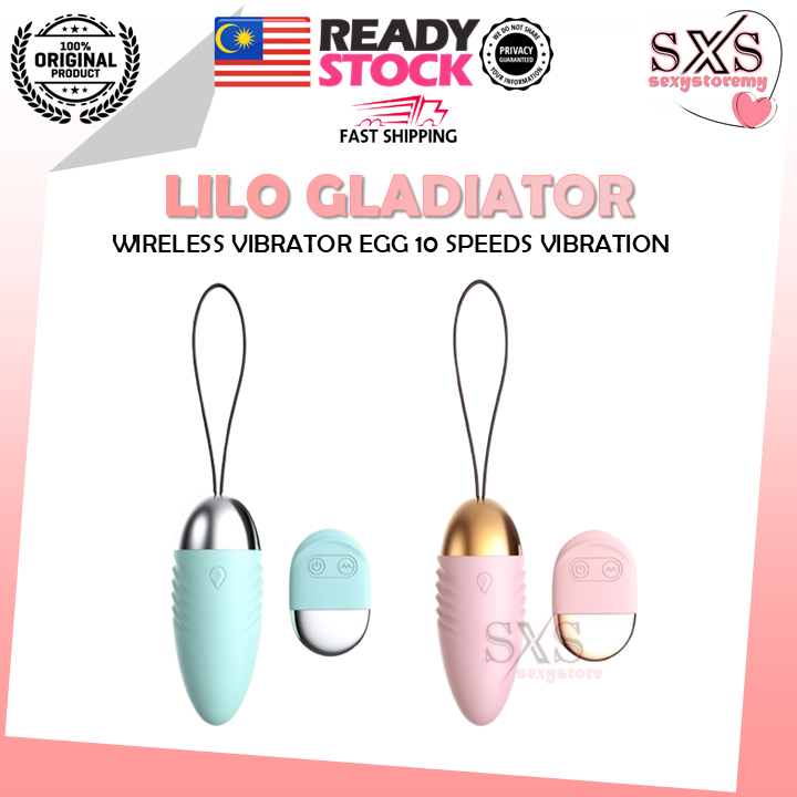 LILO GLADIATOR Wireless Vibrator Egg with 10 Speeds Strong Vibration Jumping Egg Love Egg Lilo Vibrator Egg Wireless Egg