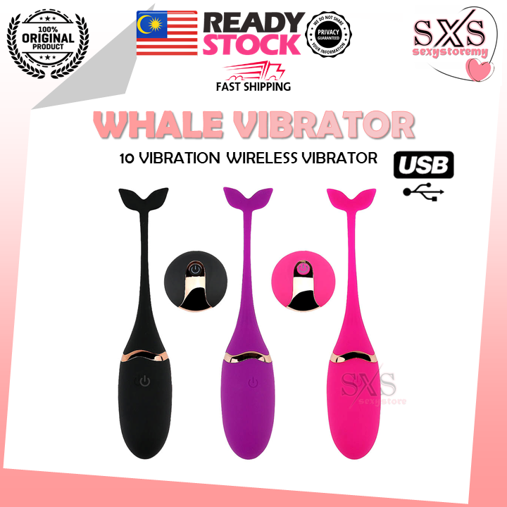 Little Whale Vibrator – USB Rechargeable Remote Control Vibrating Egg for Women