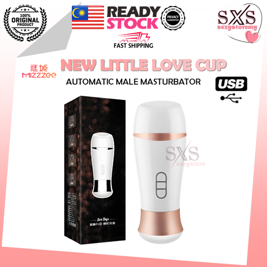 MIZZZEE Automatic Masturbation Cup with 5 Languages Sound - New Little Love Cup