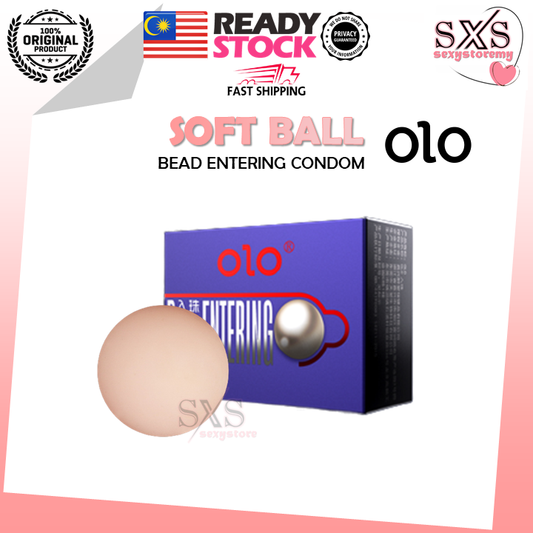 OLO 001 Condom Extend 4.5CM Bead Entering Ultra Thin Kondom Nipis For Men Condom Penis Extender With Soft Ball 延长安全套 避孕套