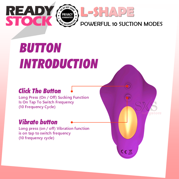 Dual Pleasure Wearable L-Shape AV Vibrator Clitoris Stimulation Vibrator