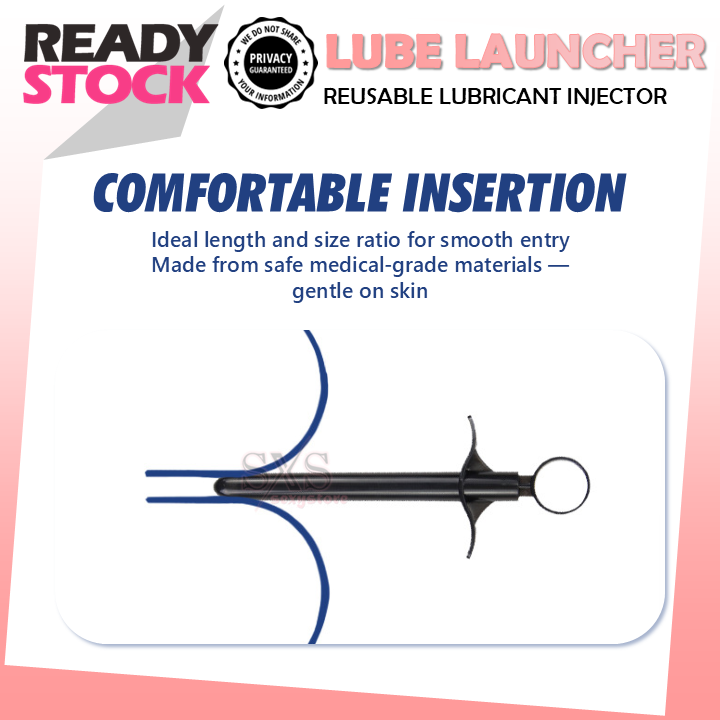Reusable Lube Launcher - Lubricant Injector For Vagina & Anal