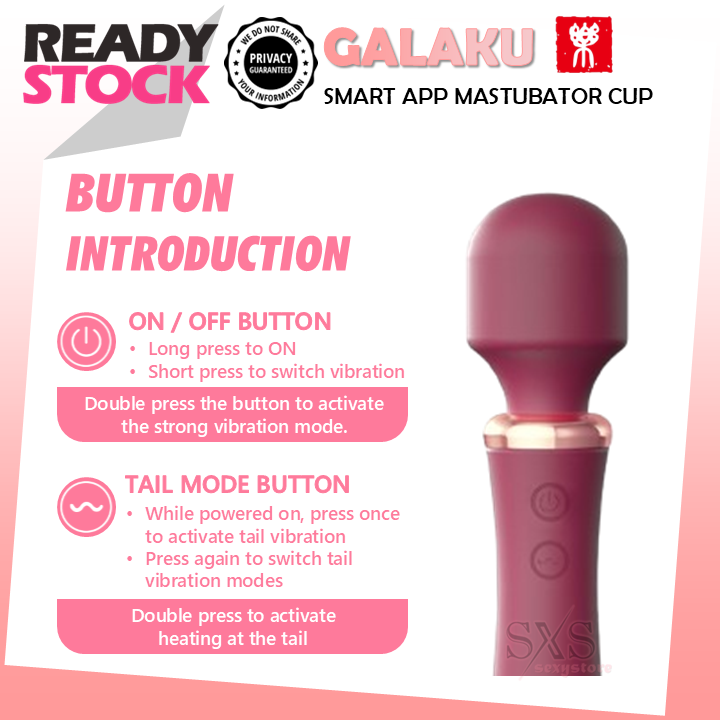 LILO "Love Wand" Dual-Head Vibrator Rechargeable Multi-Speed AV Massager for Women