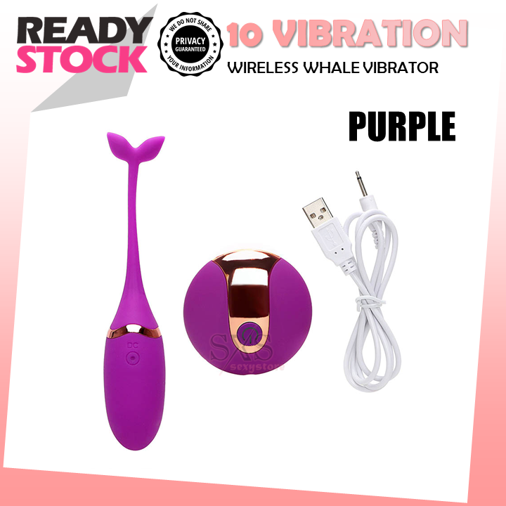 Little Whale Vibrator – USB Rechargeable Remote Control Vibrating Egg for Women