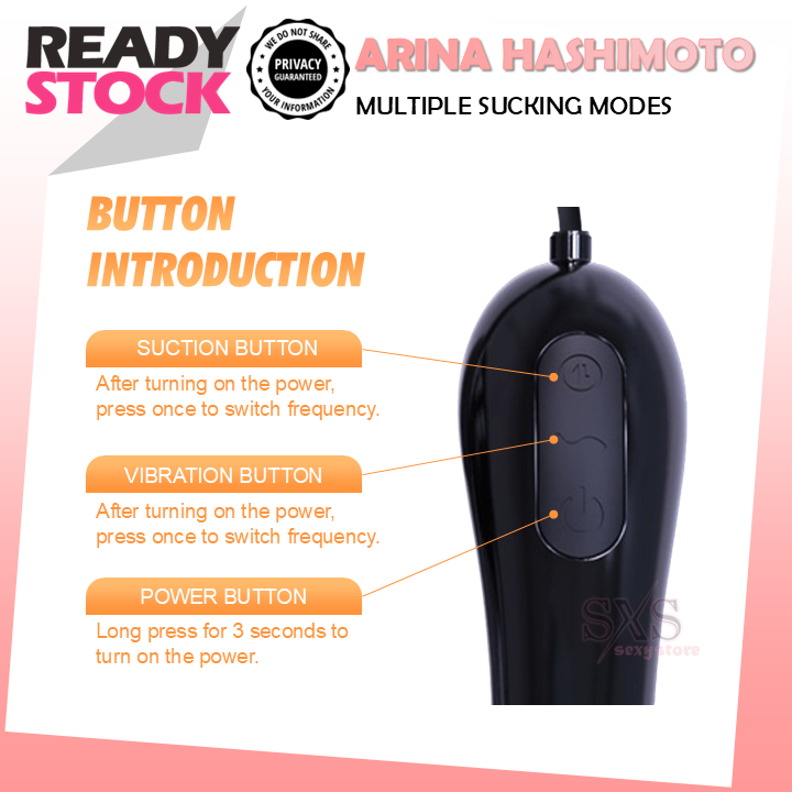 MIZZZEE AV Star Idol ARINA HASHIMOTO 桥本有菜 Automatic Sucking Male Masturbator