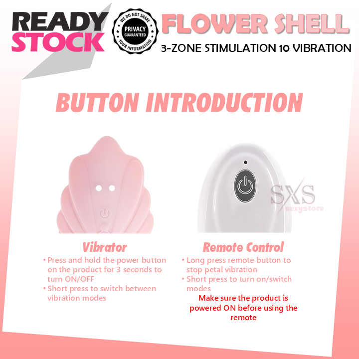 Playful Pearl Remote Panty Vibrator - Raffish Seashell AV Vibrator With Remote Control