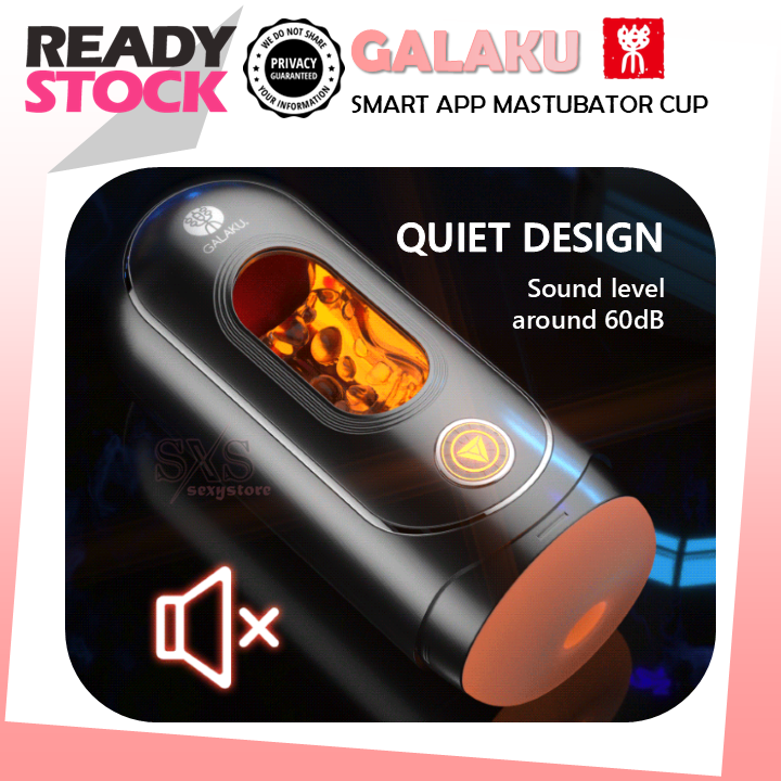 GALAKU Devourer Smart Masturbator Cup APP-Controlled Dual Stimulation with Vibration & Suction
