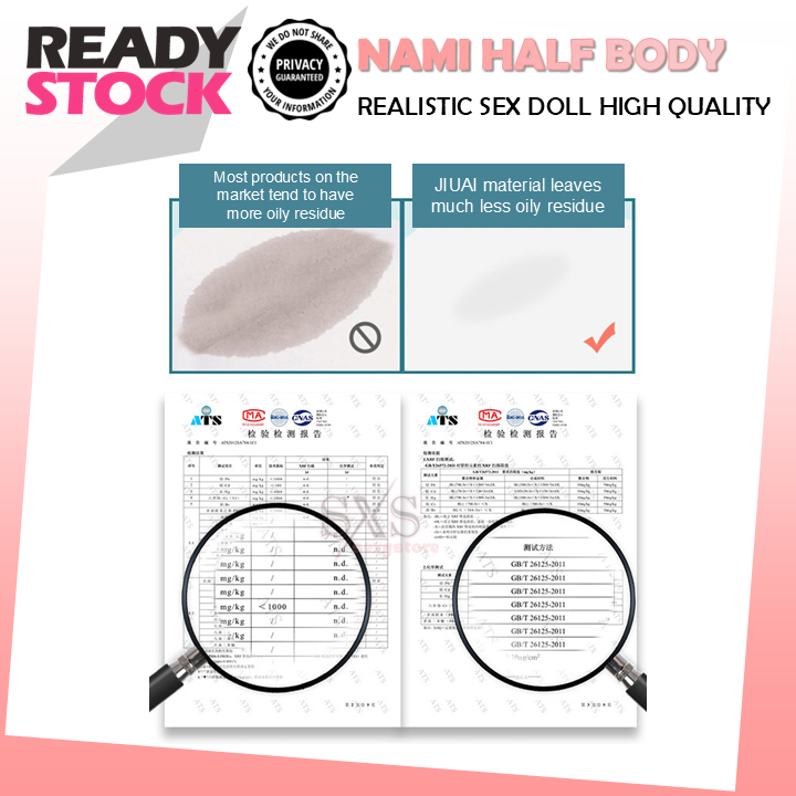 JIUAI NAMI Automatic Suction Half Body Sex Doll Mature Women Realistic Feel High Quality 5kg