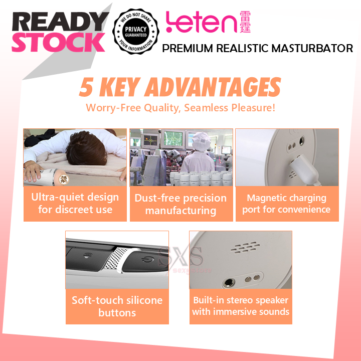 LETEN AV Yui Hatano Royal Premium Realistic Masturbator