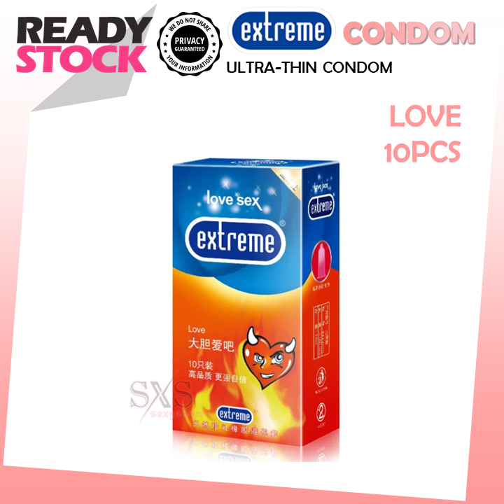 EXTREME Condom 3/12pcs Condom For Men Kondom Lelaki Tahan Lama Kondom Tambah Panjang mutual climax 避孕套 安全套 保险套