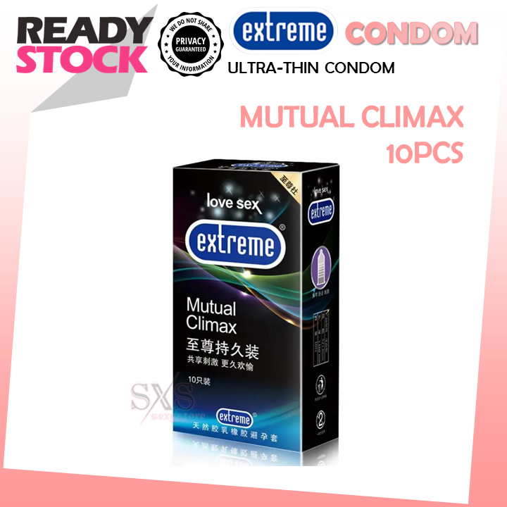 EXTREME Condom 3/12pcs Condom For Men Kondom Lelaki Tahan Lama Kondom Tambah Panjang mutual climax 避孕套 安全套 保险套