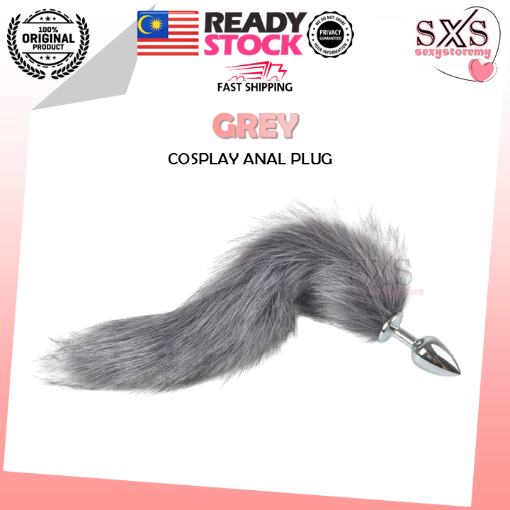 BDSM Sexy Fox Tail Anal Plug Cosplay Metal Butt Plug High Quality
