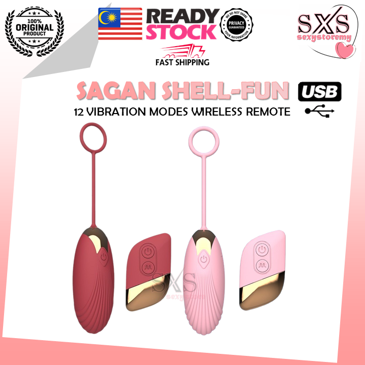 SAGAN SHELL-FUN Wearable Vibrating Egg Wireless Vibrator Egg Jumping Egg Remote Control Love Egg