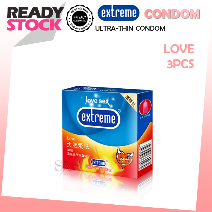 EXTREME Condom 3/12pcs Condom For Men Kondom Lelaki Tahan Lama Kondom Tambah Panjang mutual climax 避孕套 安全套 保险套