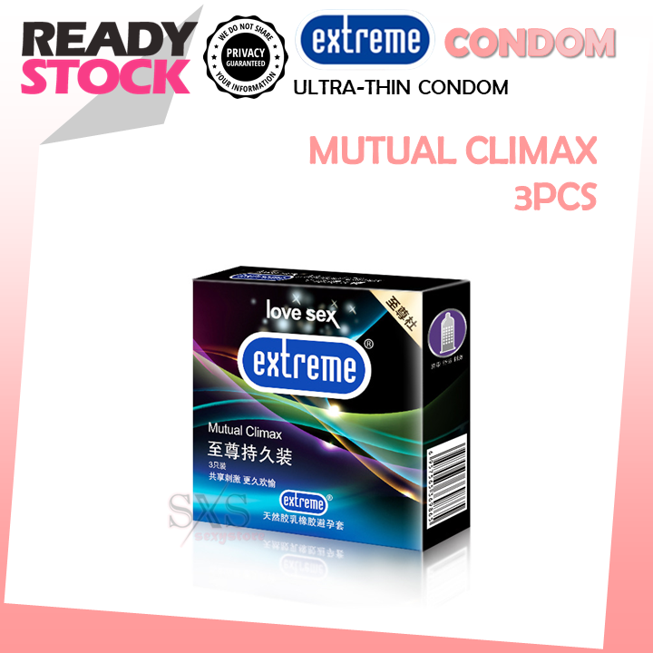 EXTREME Condom 3/12pcs Condom For Men Kondom Lelaki Tahan Lama Kondom Tambah Panjang mutual climax 避孕套 安全套 保险套