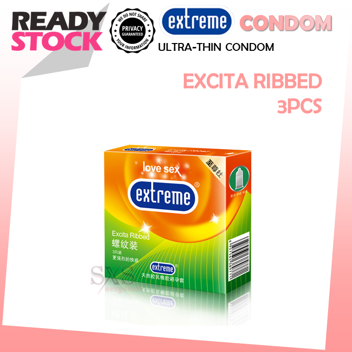 EXTREME Condom 3/12pcs Condom For Men Kondom Lelaki Tahan Lama Kondom Tambah Panjang mutual climax 避孕套 安全套 保险套