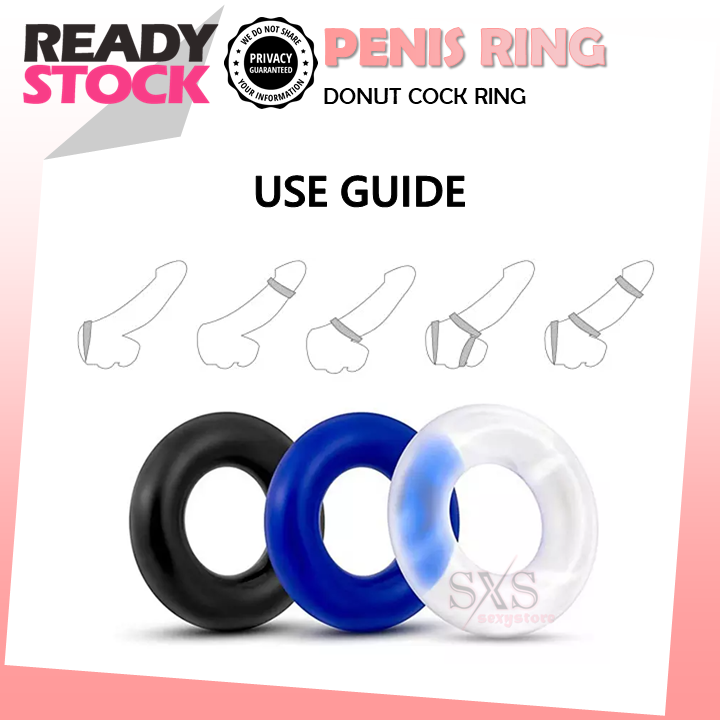 Silicone Cock Ring Tahan Lama Cincin Zakar Long Lasting Time Delay Ring Penis Ring Adult Toy Sex Toy For Men 锁精坏