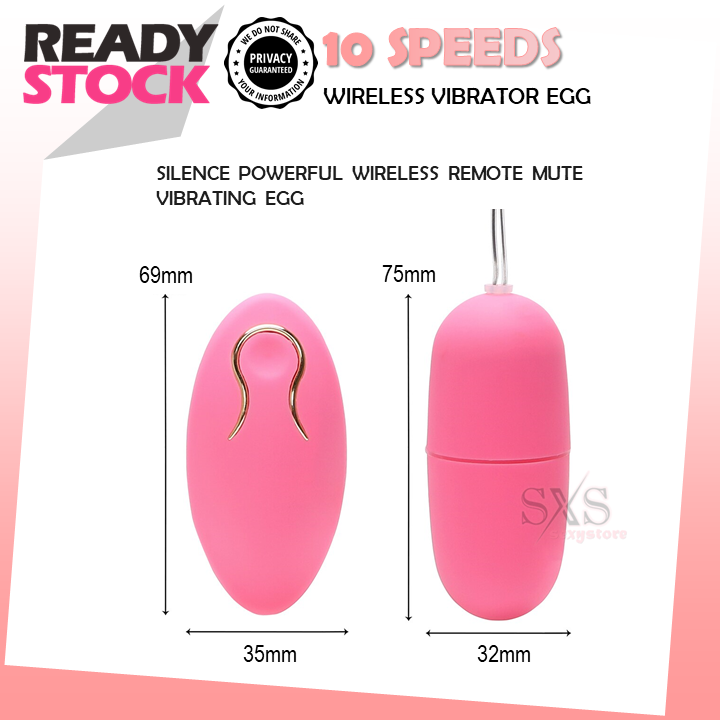 ❤️️Wireless Multiple Speed ​​Vibrating Egg Remote Control Melancap Vibrator Egg Sex Toy 无线 跳蛋 Alat Seks Bantuan Wanita