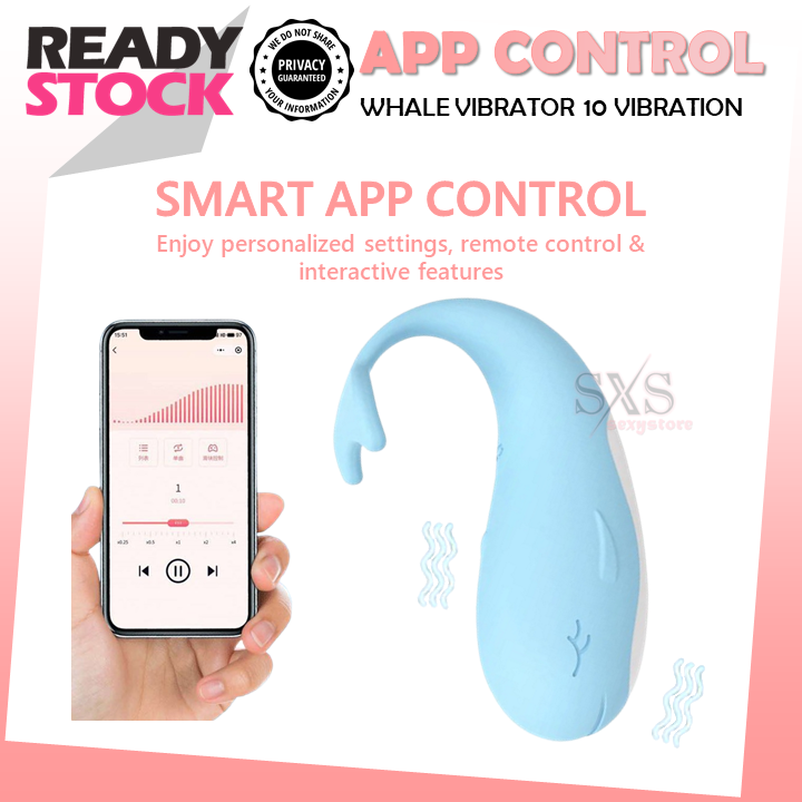 WHALE Smart Vibrator APP-Controlled Pleasure Vibrator For Women Masturbation Sex Toy Alat Sex Perempuan 跳蛋 震动器