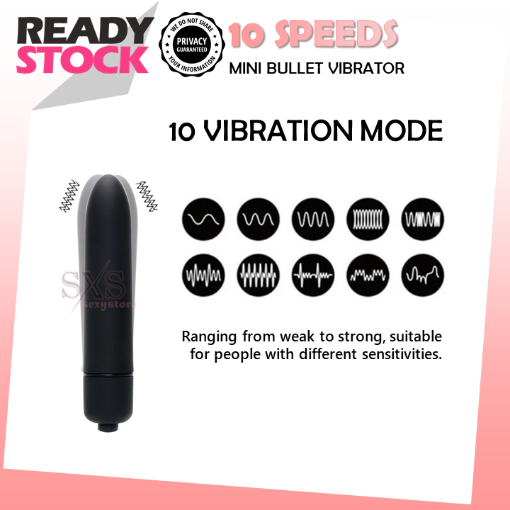 10 Speed Bullet Vibrator Clit Stimulation G-spot Dildo Adult Sex Toys For Women Massager 自慰棒 震动器 震动棒