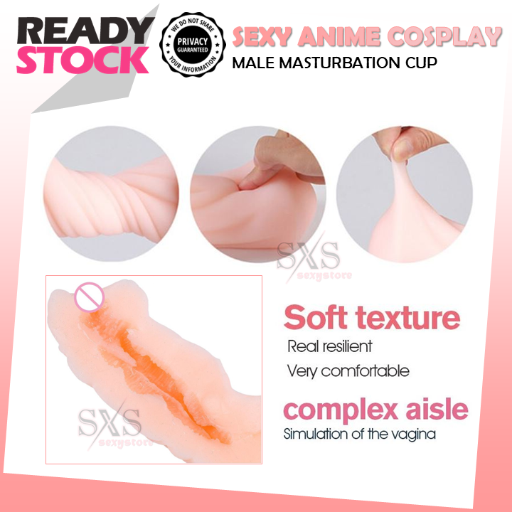 HUA YI TAI Sexy Anime Cosplay AV Cup Realistic Fake Pussy Masturbation Cup For Men