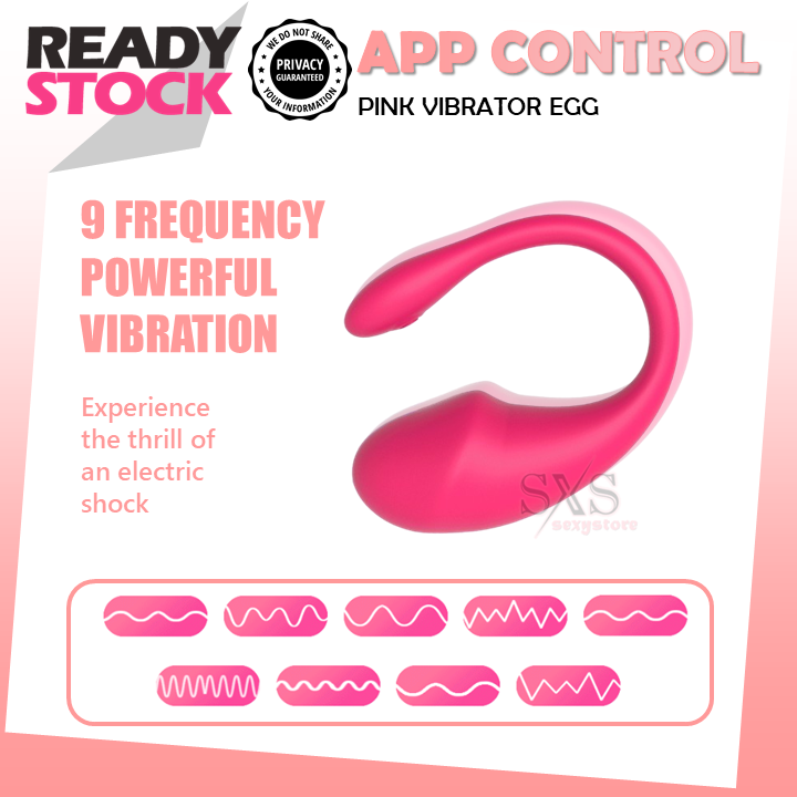 APP Controlled Wearable Pink Vibrator Egg – 9 Modes, Remote Play