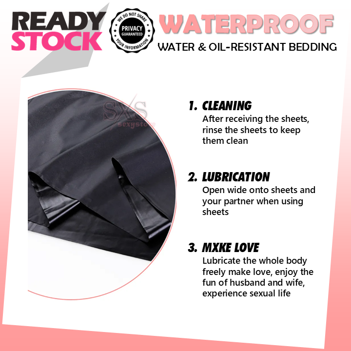 MIZZZEE Waterproof & Oil Resistant Bed Sheets For Couples | BDSM | Sex Games