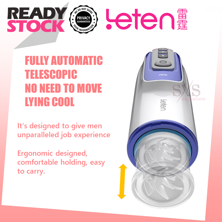 LETEN AV Yui Hatano – Rechargeable Automatic Telescopic Masturbator