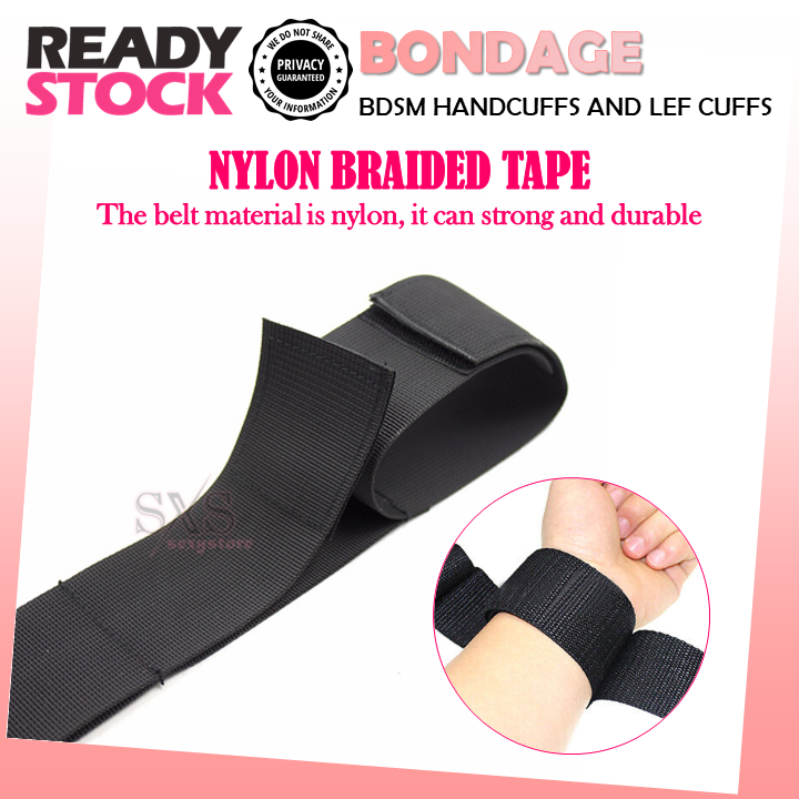 BDSM Handcuffs & Ankle Cuffs – Adjustable Bondage Restraint Set for Couples