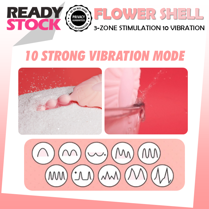 Playful Pearl Remote Panty Vibrator - Raffish Seashell AV Vibrator With Remote Control