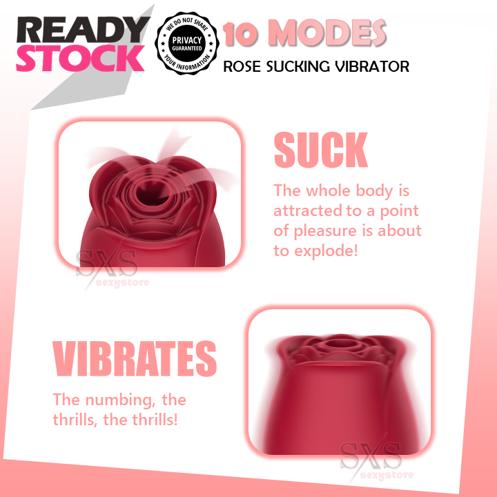 Rose Sucking Vibrator – 10 Intense Suction Modes for Ultimate Pleasure