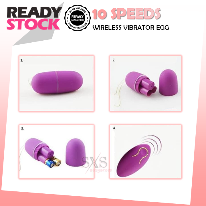 ❤️️Wireless Multiple Speed ​​Vibrating Egg Remote Control Melancap Vibrator Egg Sex Toy 无线 跳蛋 Alat Seks Bantuan Wanita