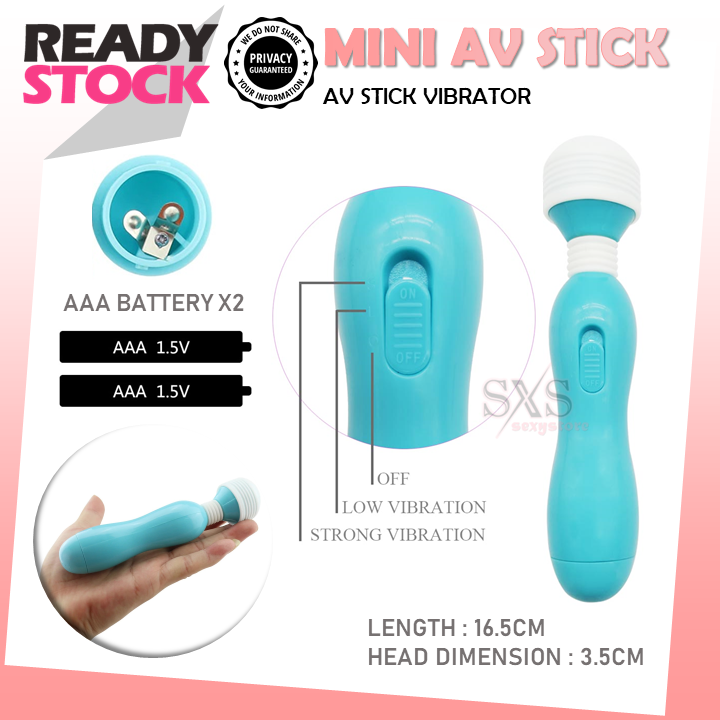 ❤️MINI AV Vibrator Masturbation Massager Adult Vibration Sex Toys For Female ALAT Bantuan Sek Wanita 按摩棒 自慰棒 按摩器 震动棒 自慰器