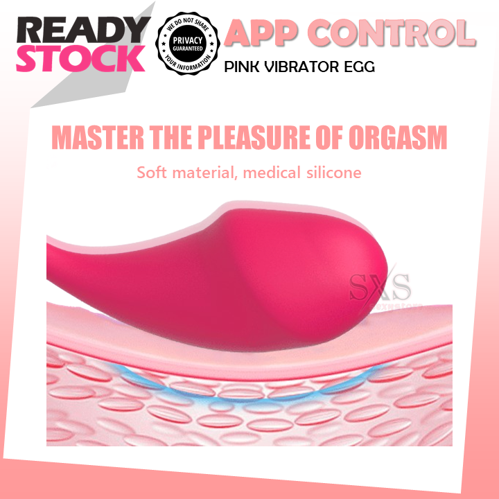 APP Controlled Wearable Pink Vibrator Egg – 9 Modes, Remote Play