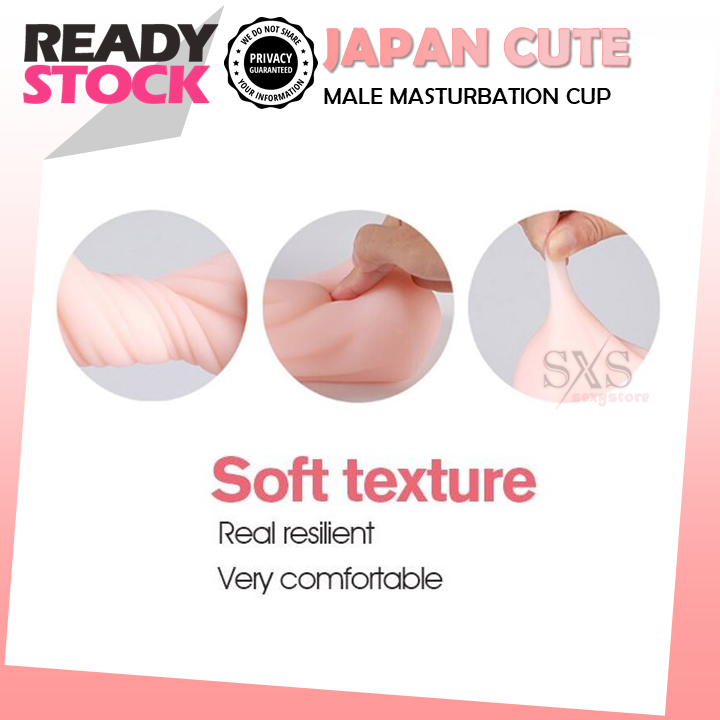 JAPAN AV Pussy Masturbation cup For Men Masturbator Cup AV Cup Alat Lancap Untuk Lelaki Fake Pussy Vagina Cup