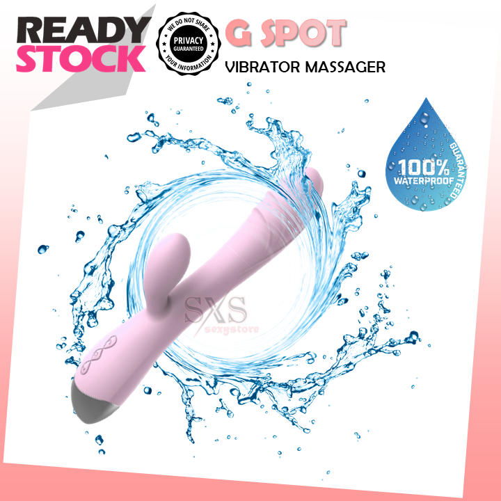 G-Spot Vibrator Massager boleh dicas semula bergetar 10 Kelajuan Getaran klimaks wanita zakar palsu Batang melancap(berbentuk dildo)