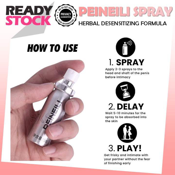 Peineili Delay Spray for Men – 15ml Herbal Desensitizing Formula for Longer Performance
