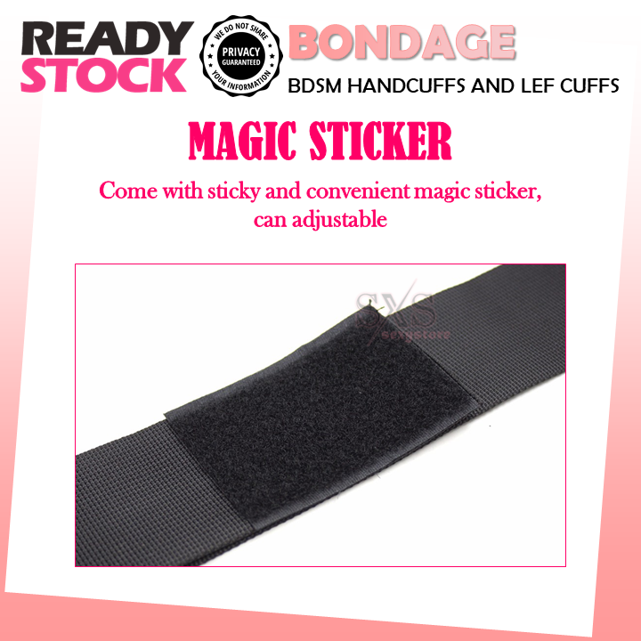 BDSM Handcuffs & Ankle Cuffs – Adjustable Bondage Restraint Set for Couples